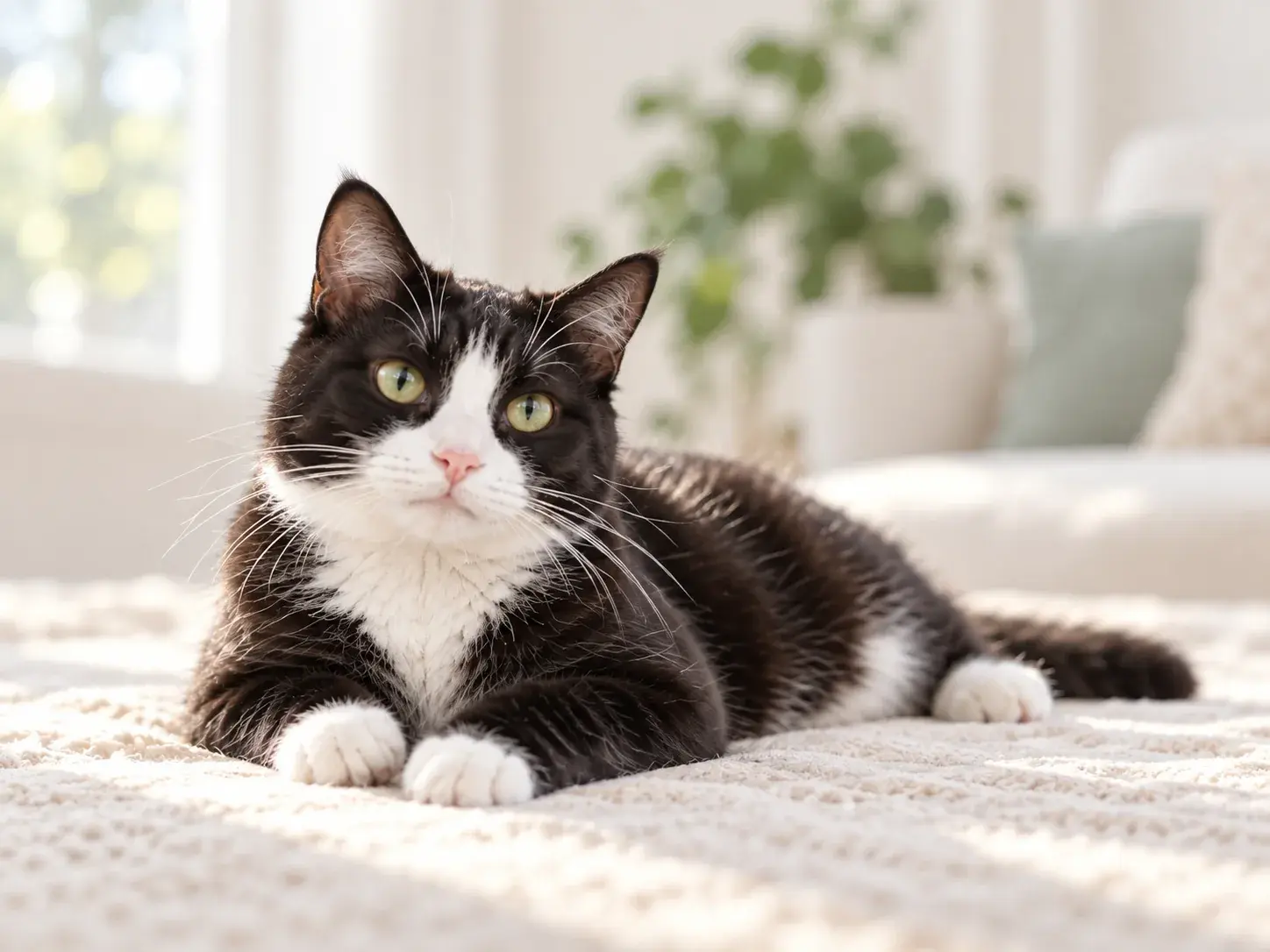 Tuxedo cat